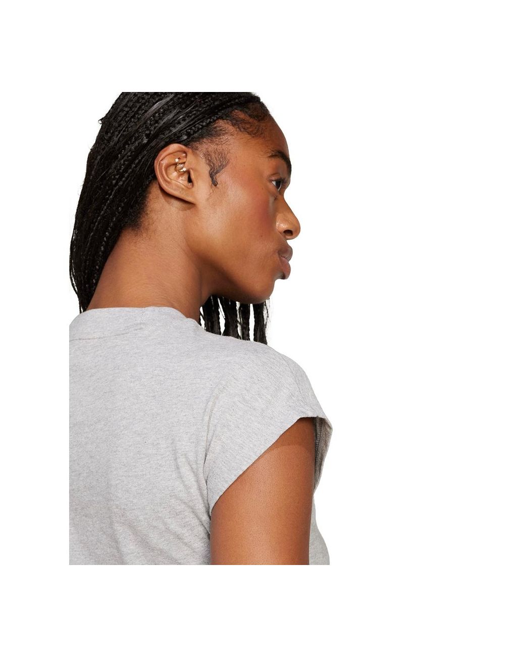 Adidas White Essentials Linear Cotton T-shirt