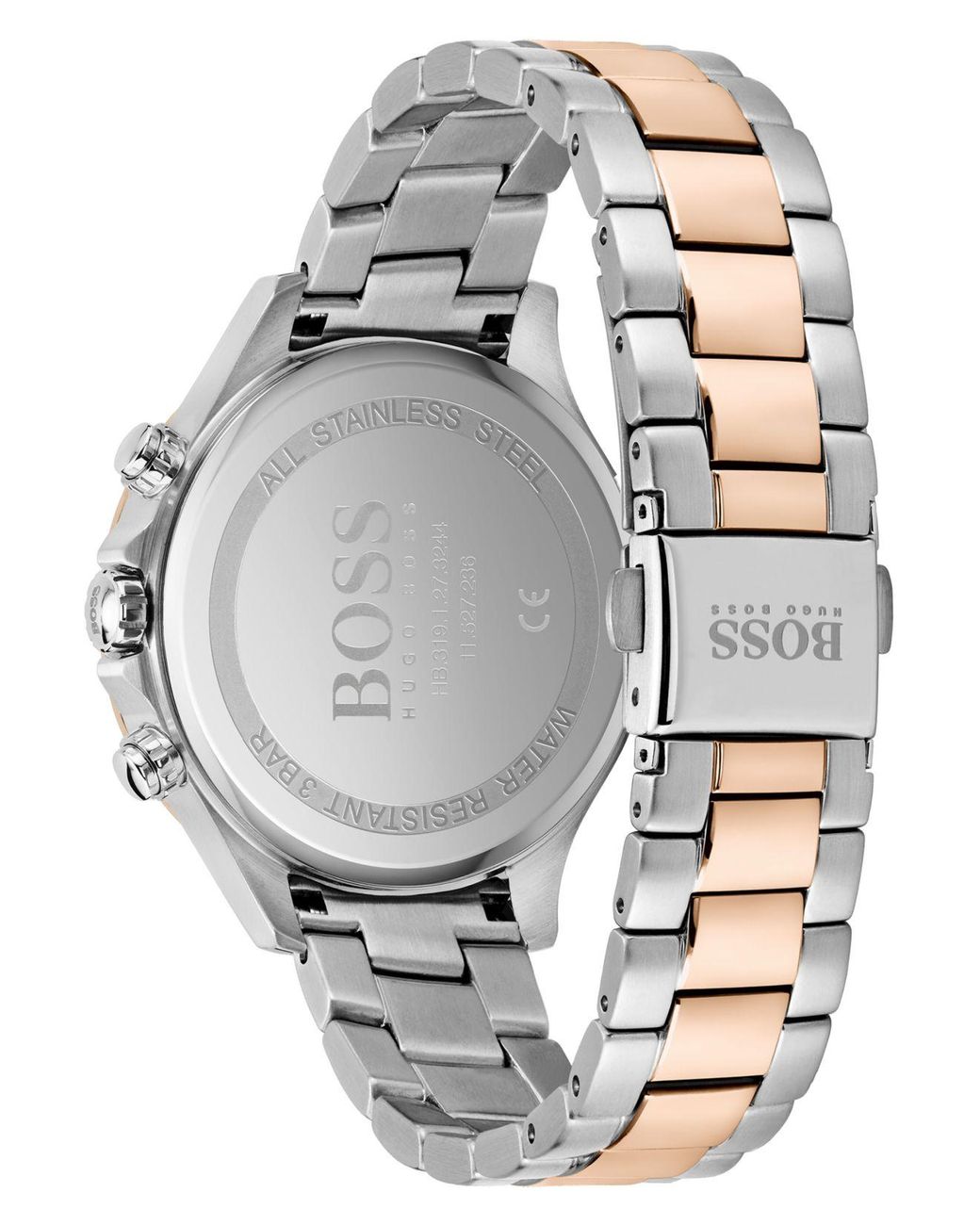 BOSS by HUGO BOSS Hera Two-tone Stainless Steel Bracelet Watch 38mm in  Silver & Rose Gold (Metallic) - Lyst