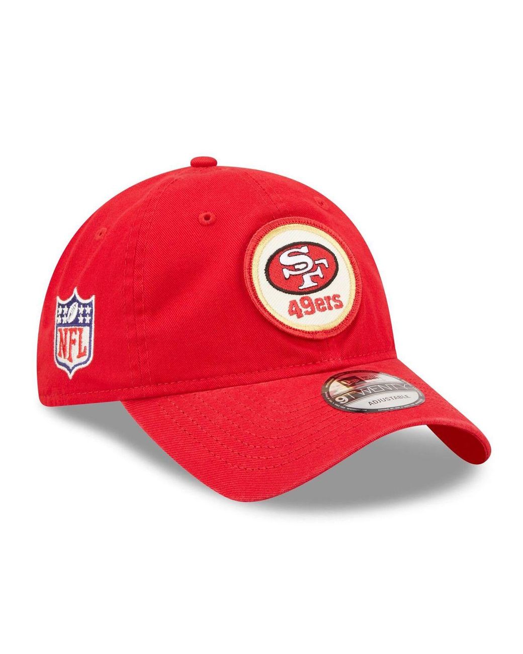 KTZ Scarlet San Francisco 49ers 2022 Sideline 9twenty Historic