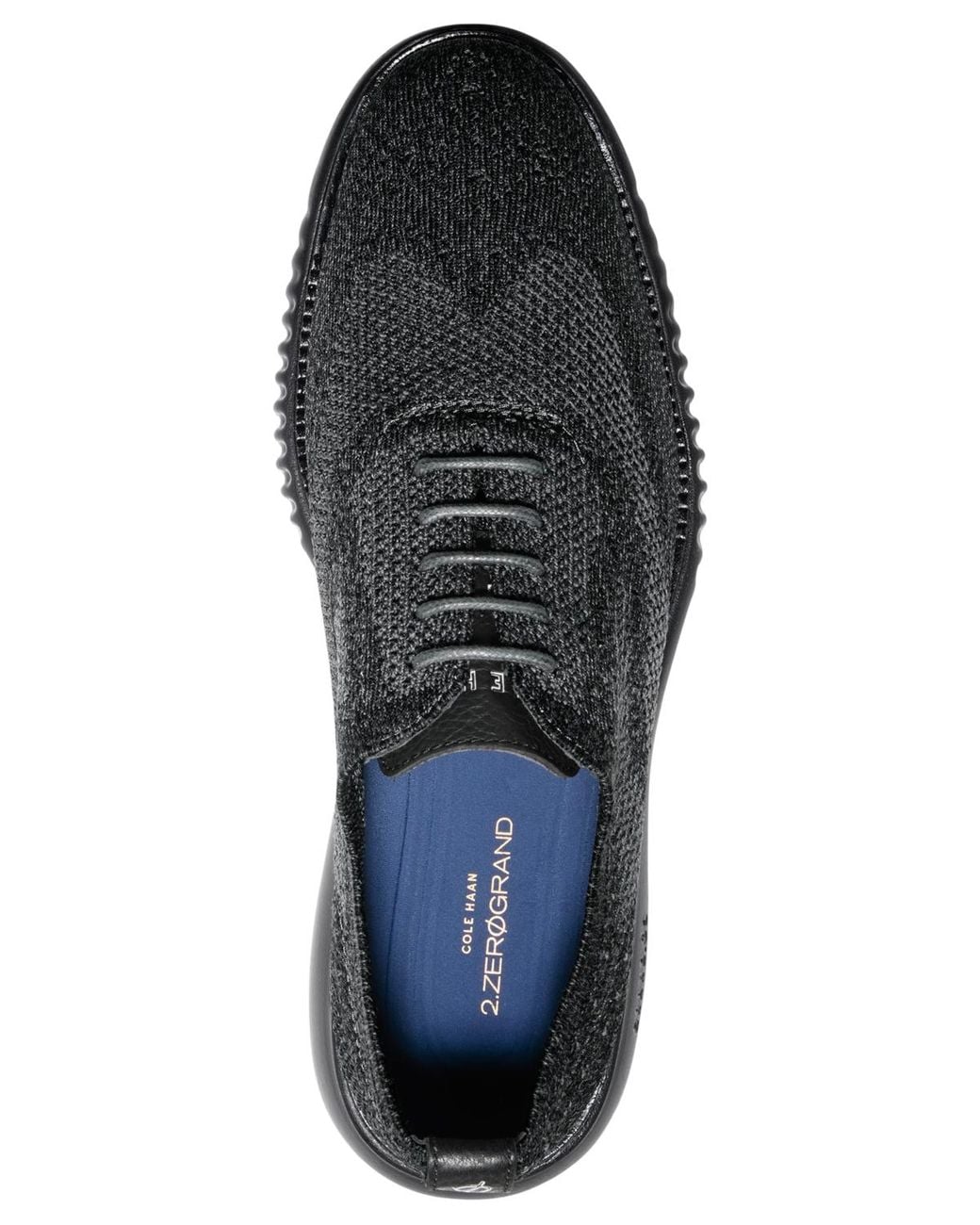 Cole Haan Black 2.zerogrand Stitchlite Oxford Shoes for men