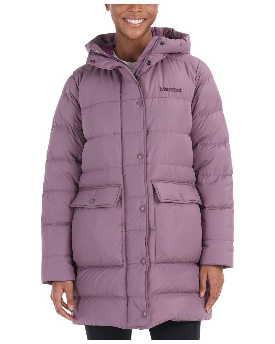 Marmot Strollbridge Hooded Down Parka in Purple Lyst