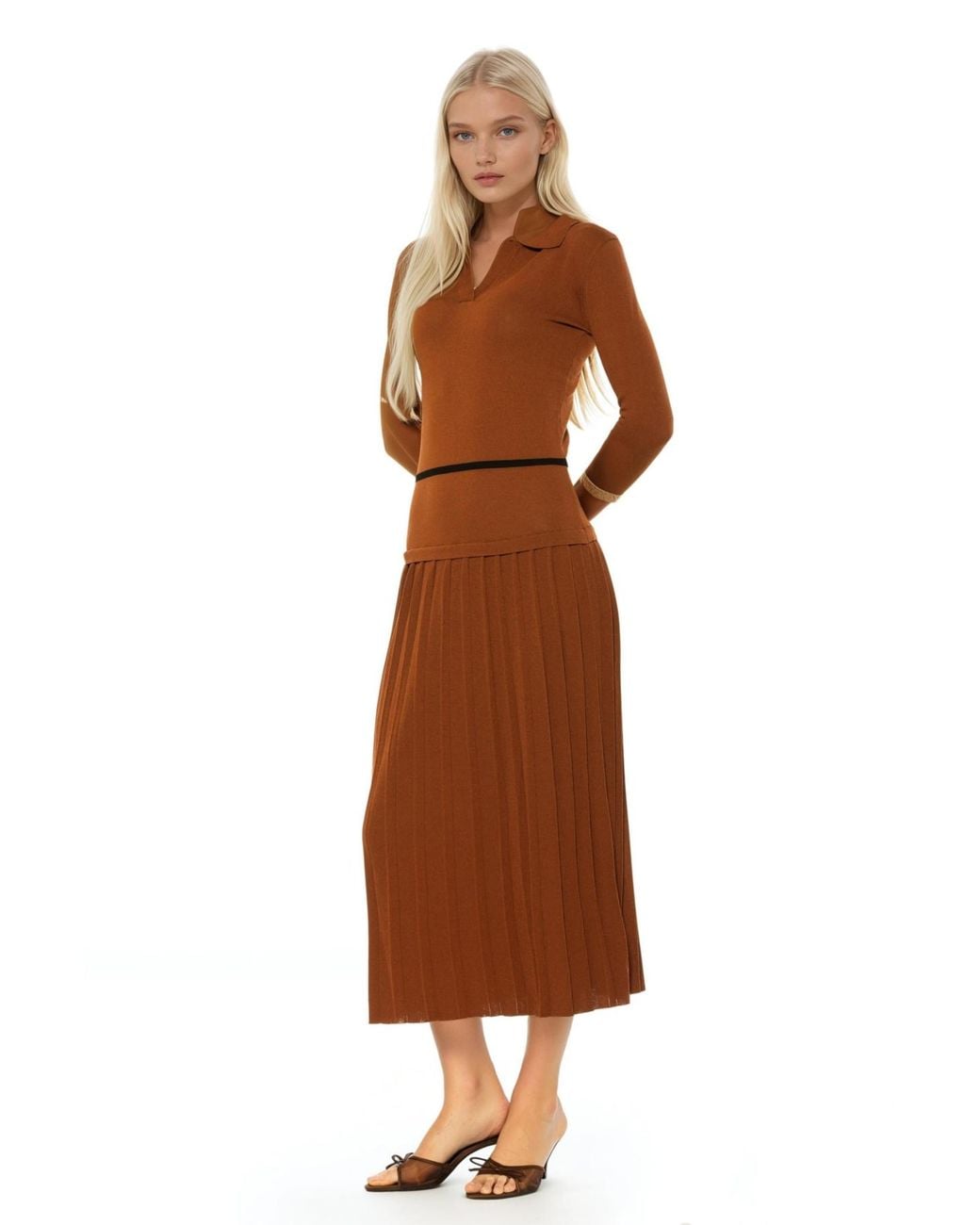 Alexia Admor Brown Sable Dress