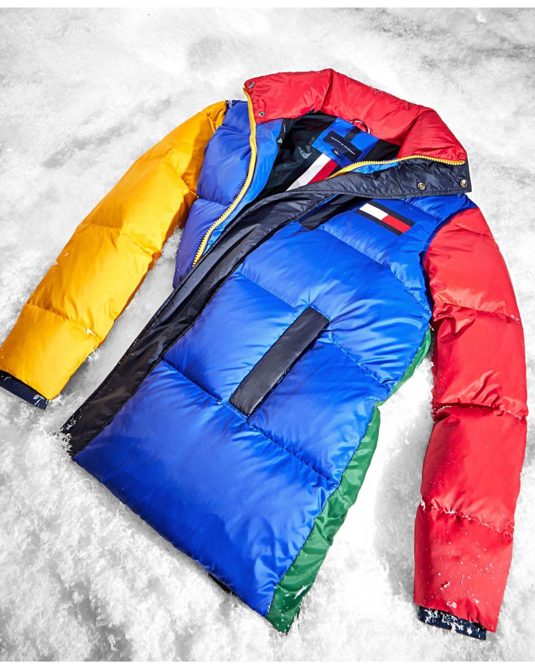 Tommy Hilfiger Colorblock Puffer Sale Websites, 47% OFF | hart.co.in