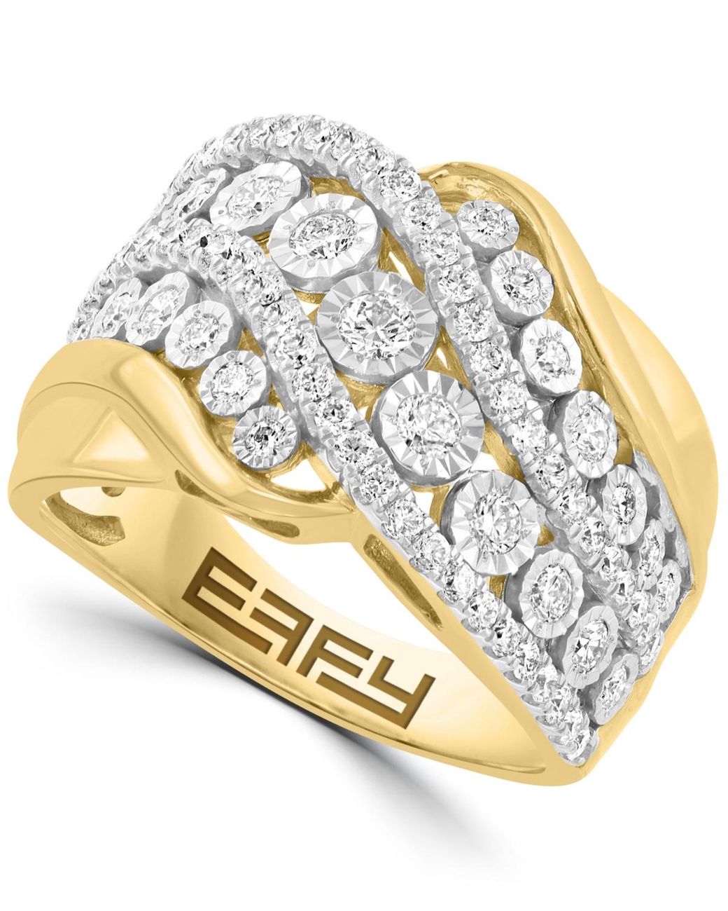 Effy Metallic Diamond Ring (3/4 Ct.t.w.
