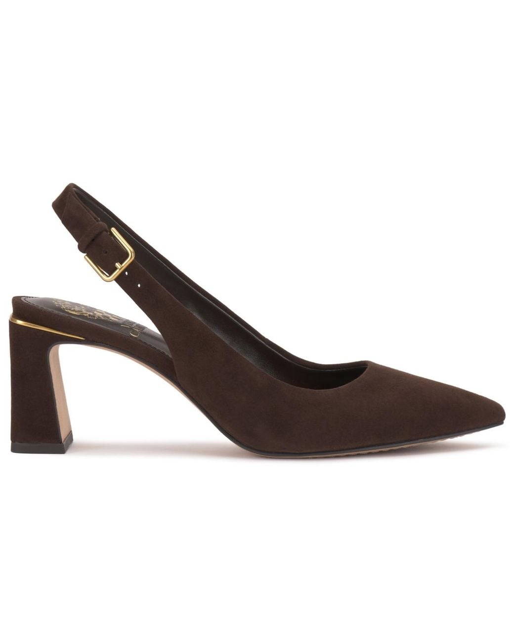 Vince Camuto Brown Hamden-b Slingback Pumps