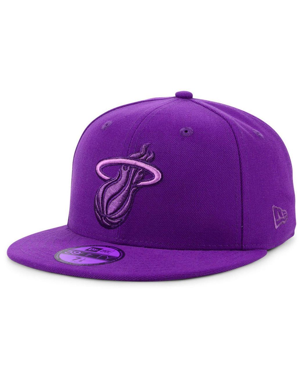 KTZ Miami Heat Color Prism Pack 59fifty Fitted Cap in Purple for Men | Lyst