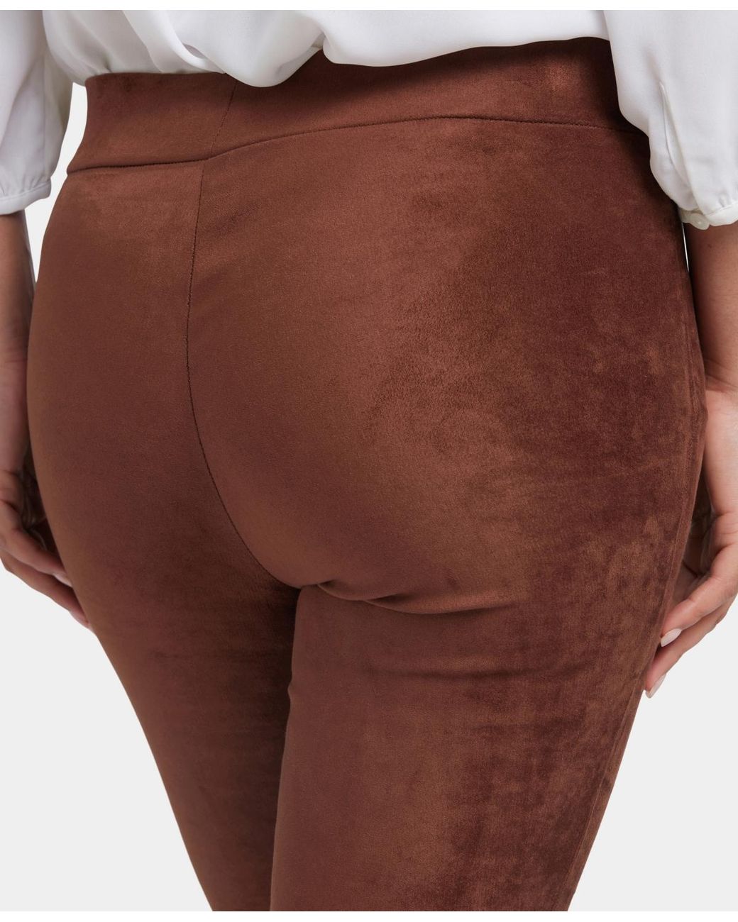 NYDJ White Petite Basic Pull On legging Pants