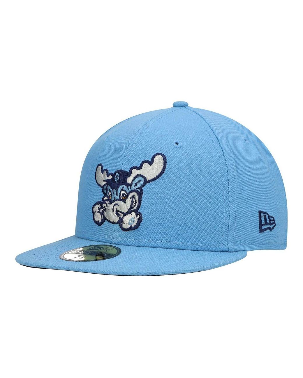 KTZ Light Blue Wilmington Blue Rocks Authentic Collection Team 59fifty