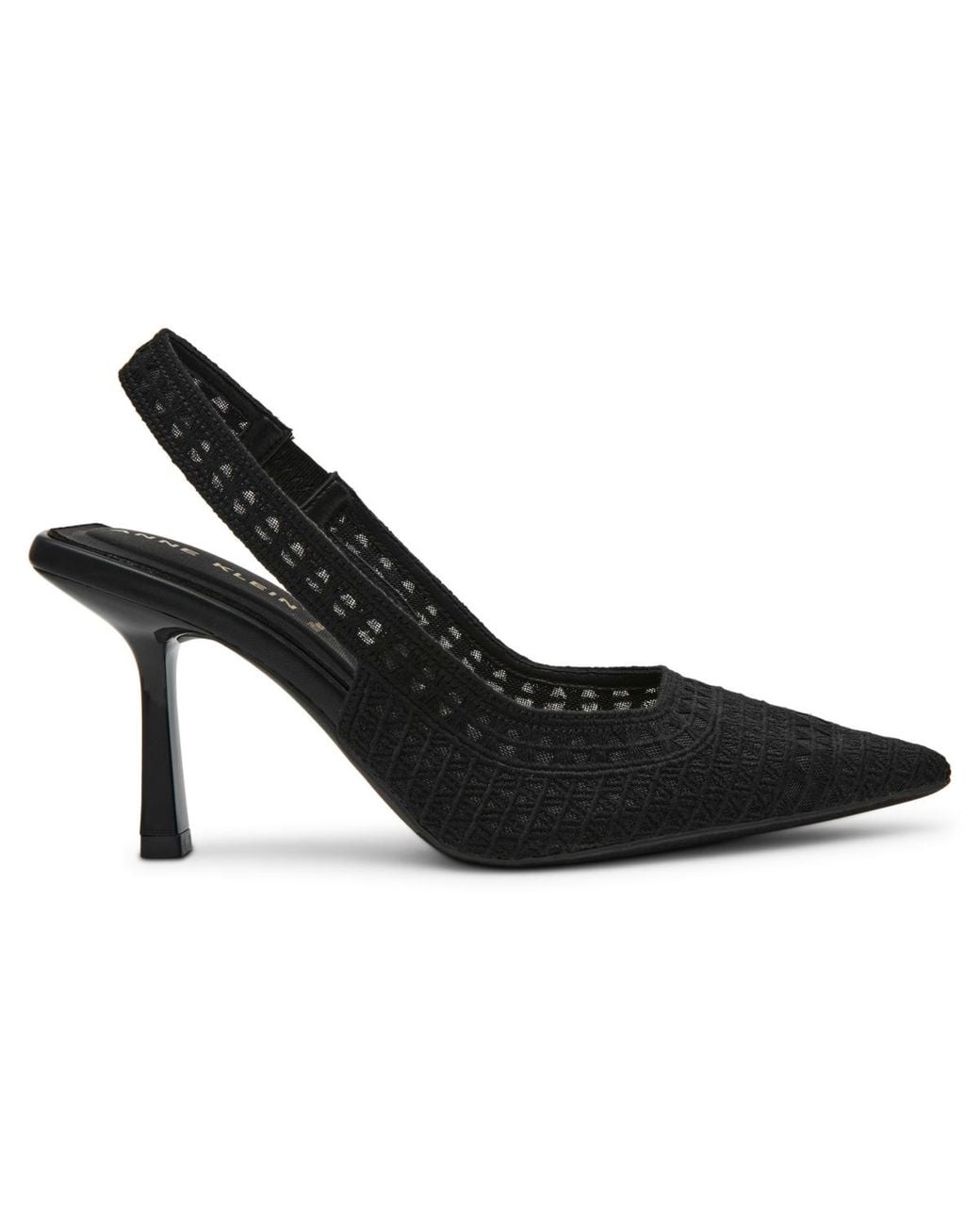Anne Klein Black Ismeralda Pointed Toe Pumps