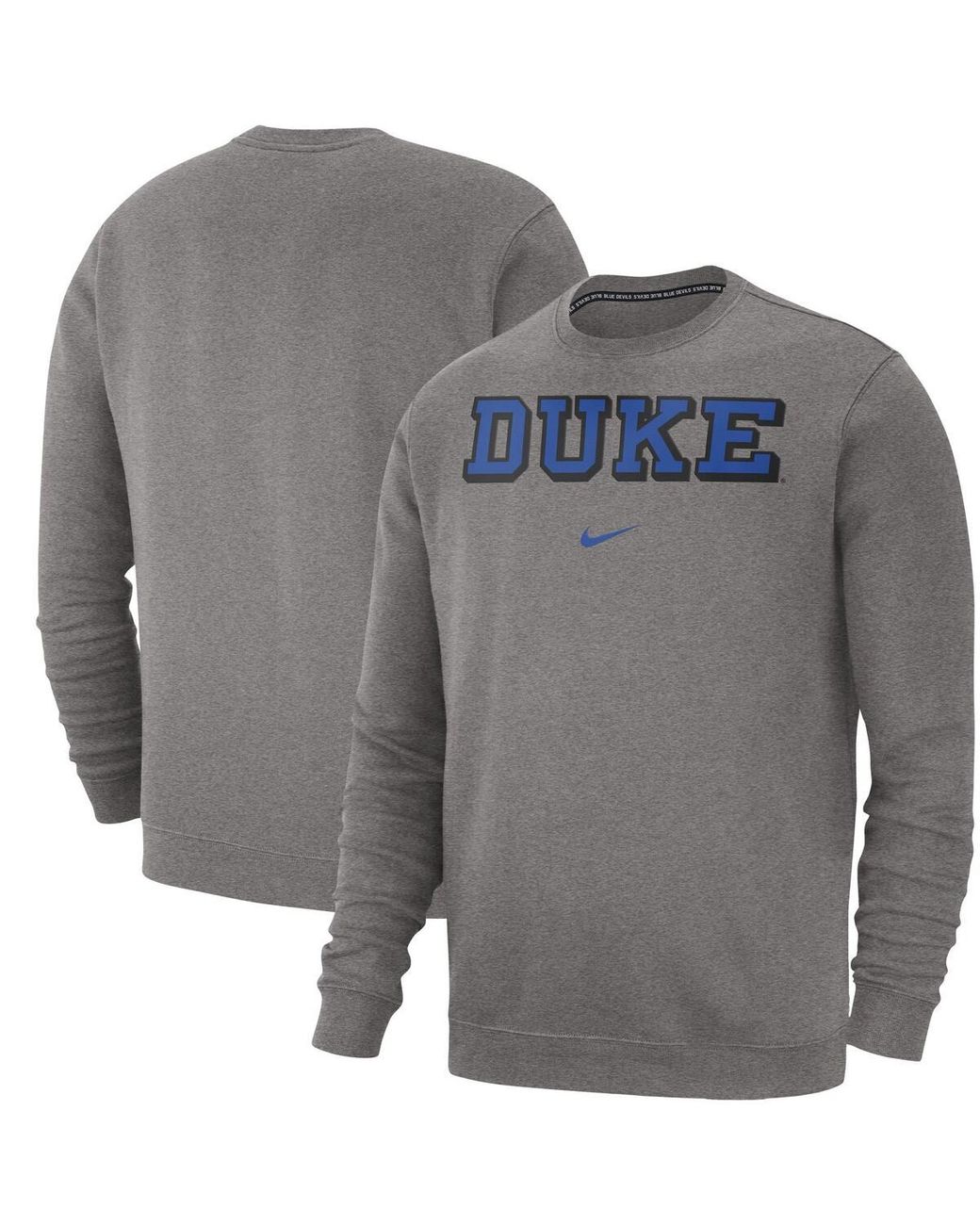 Grey on sale duke sweatshirt