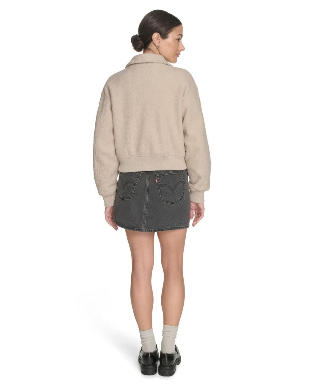 Levi's Natural Laydown Collar Bomber Jacket