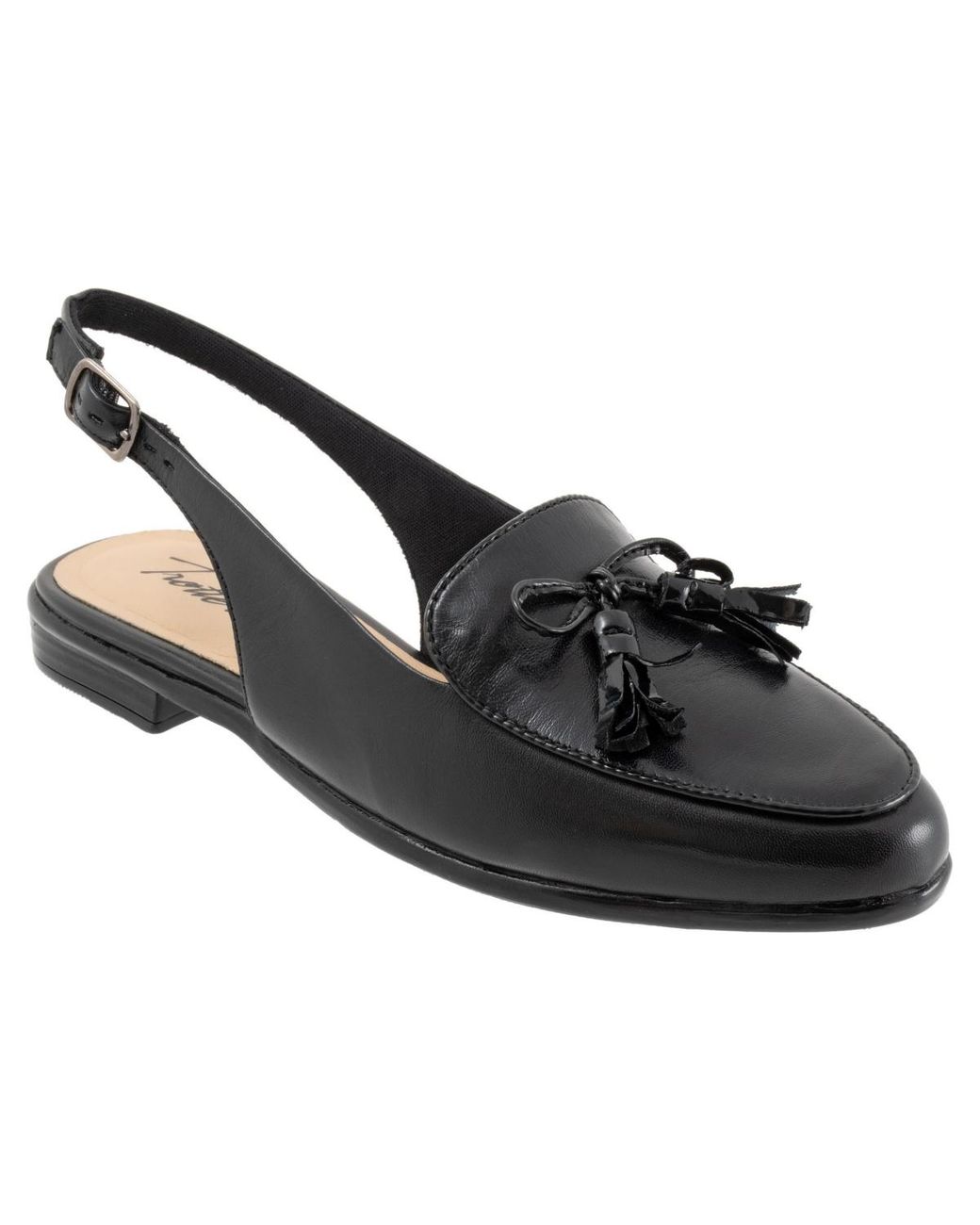 Trotters Black Lillie Flat