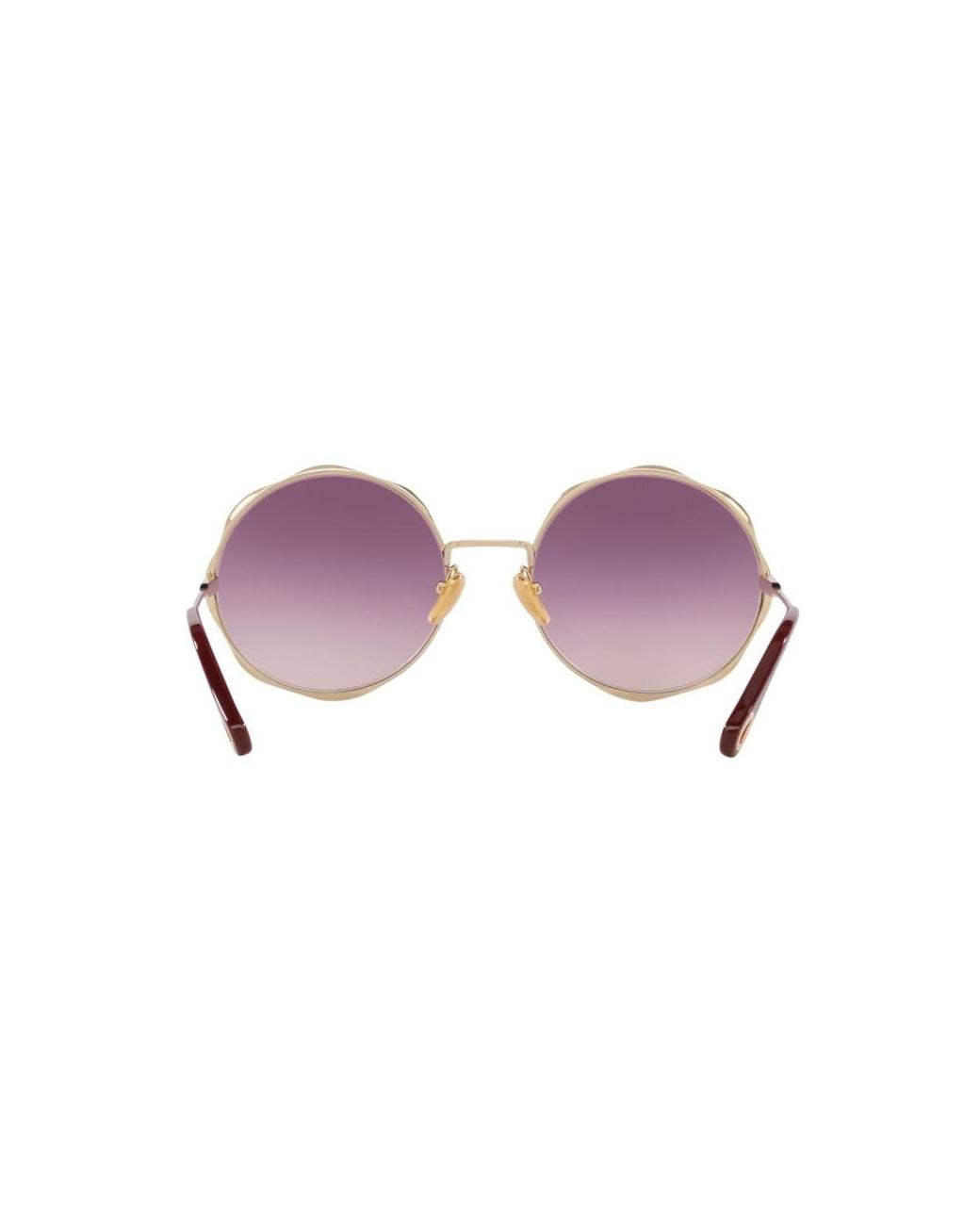 Chloé Purple Round Sunglasses