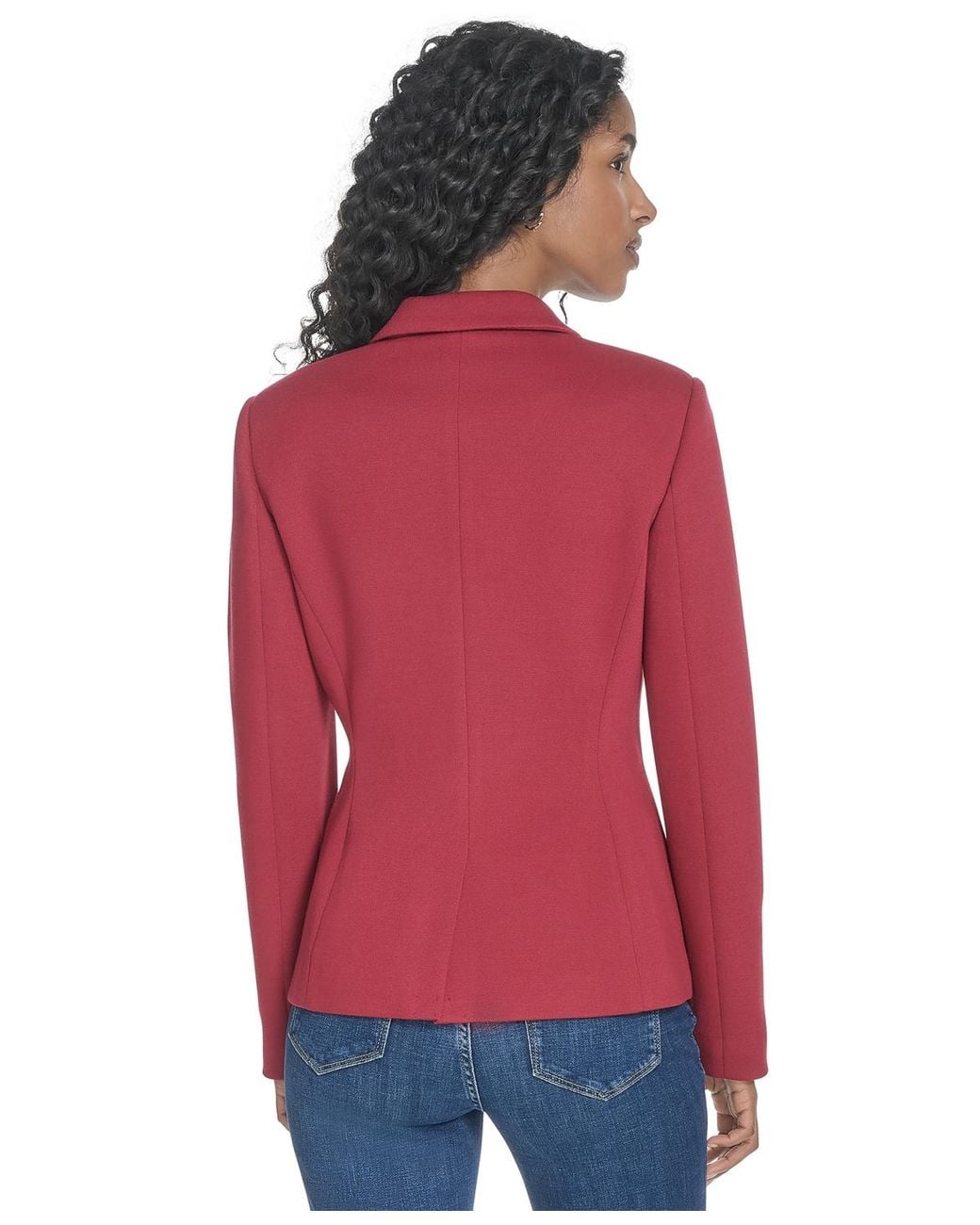 Tommy Hilfiger Red One-button Blazer
