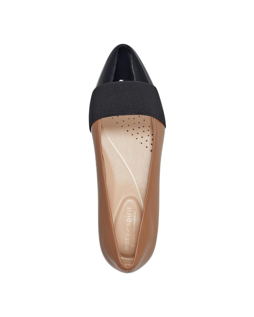Easy Spirit Casta Eflex Low Block Heel Pumps in Brown | Lyst