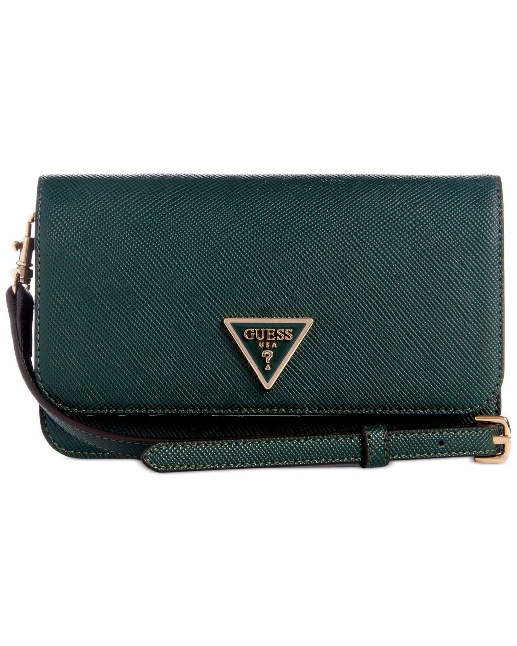 Guess Noelle Small Flap Organizer Crossbody in Green Lyst