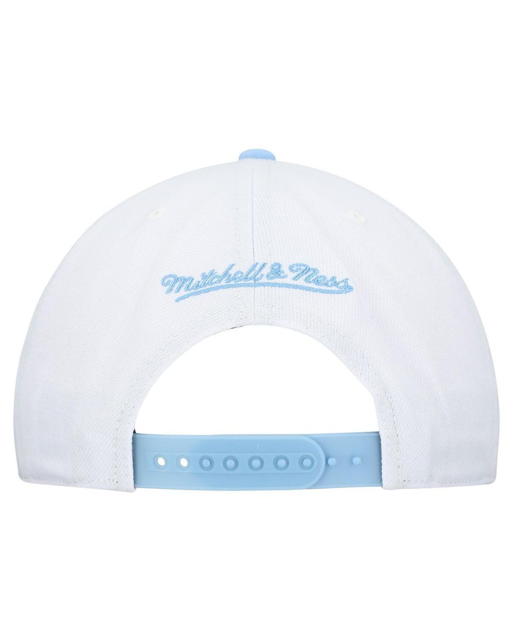 Mitchell & Ness White And Â Texas Rangers Basic Coop Pro Adjustable Hat