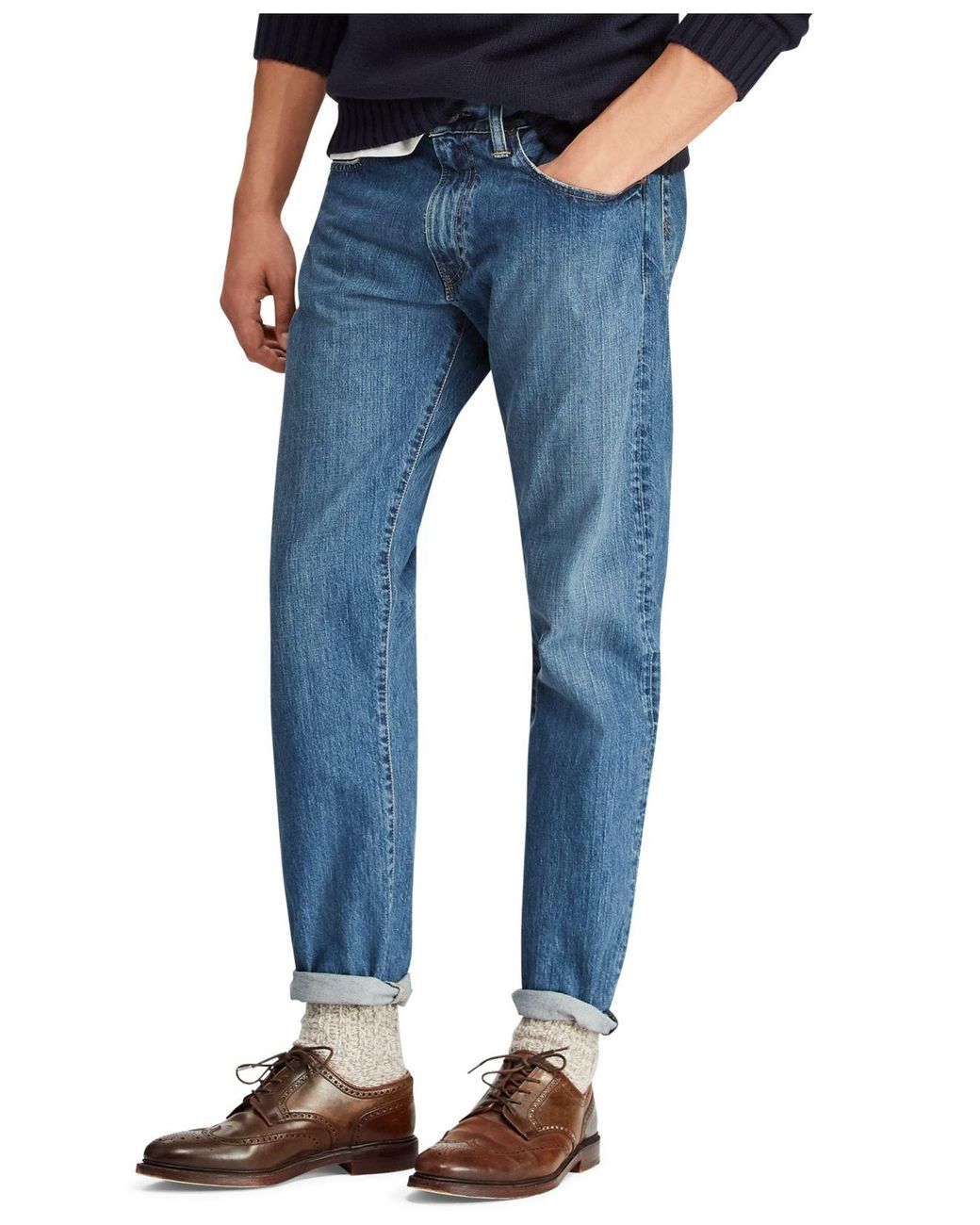 ralph lauren hampton straight fit jeans