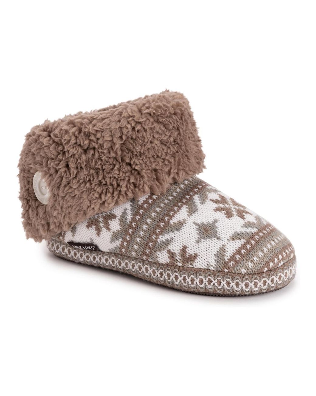 Muk Luks Multicolor Melinda Cuff Boot
