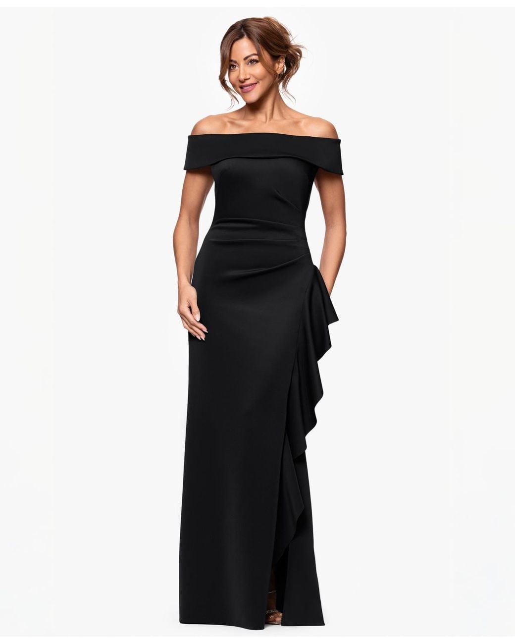 strapless cut out dress Mesh Corset Ruffles Maxi – Okanna Blue Maxi Dress Beach Size:30/32 Length_Midi