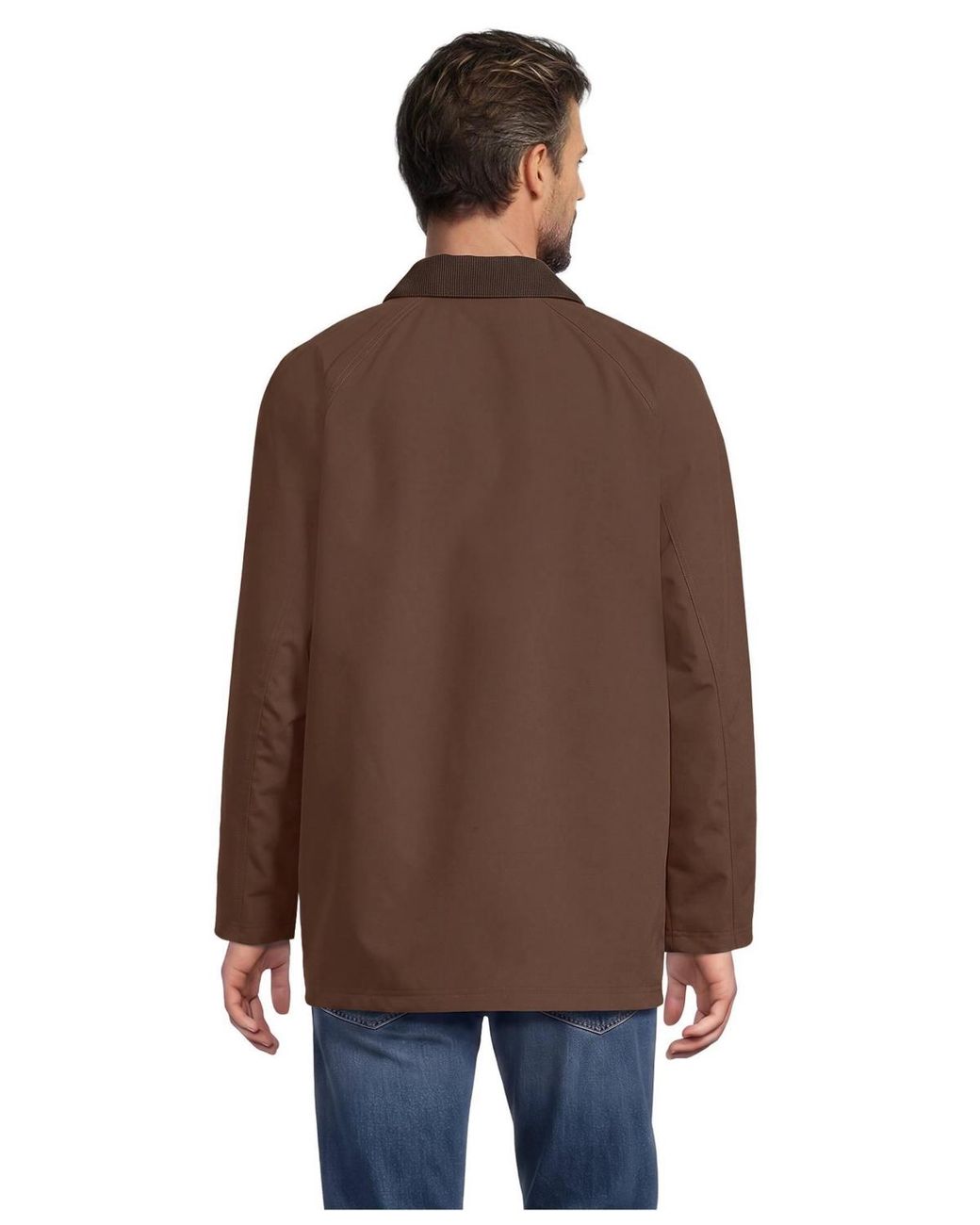 Lands' End Brown Squall Waterproof Barn Jacket