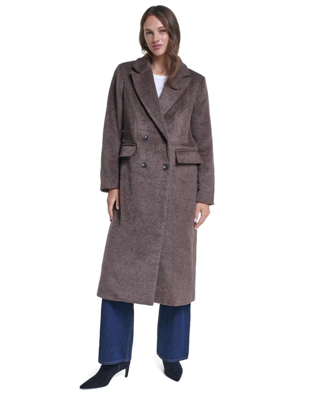 Levi's Blue Regular Double Breasted Blazer Coat