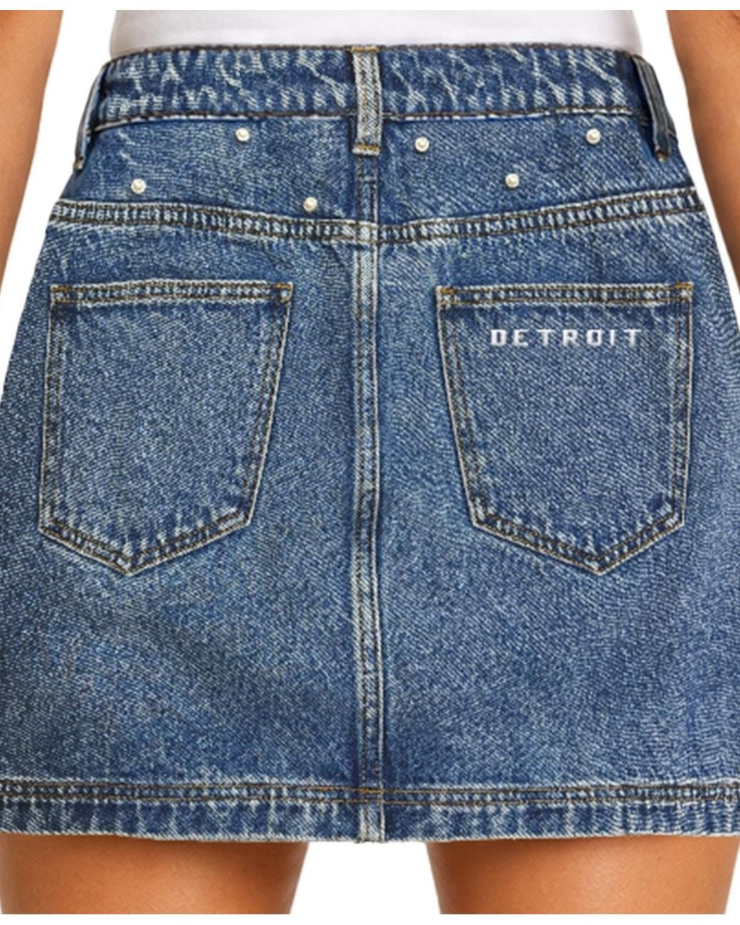 Starter Detroit Lions Icon Skirt in Blue | Lyst