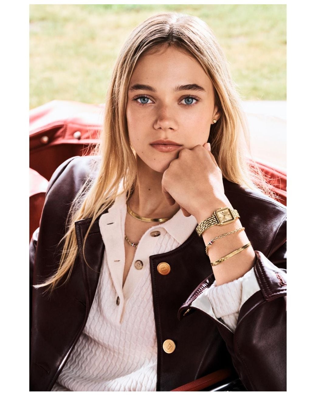 Tommy Hilfiger Metallic Quartz Tone Stainless Steel Bracelet Watch