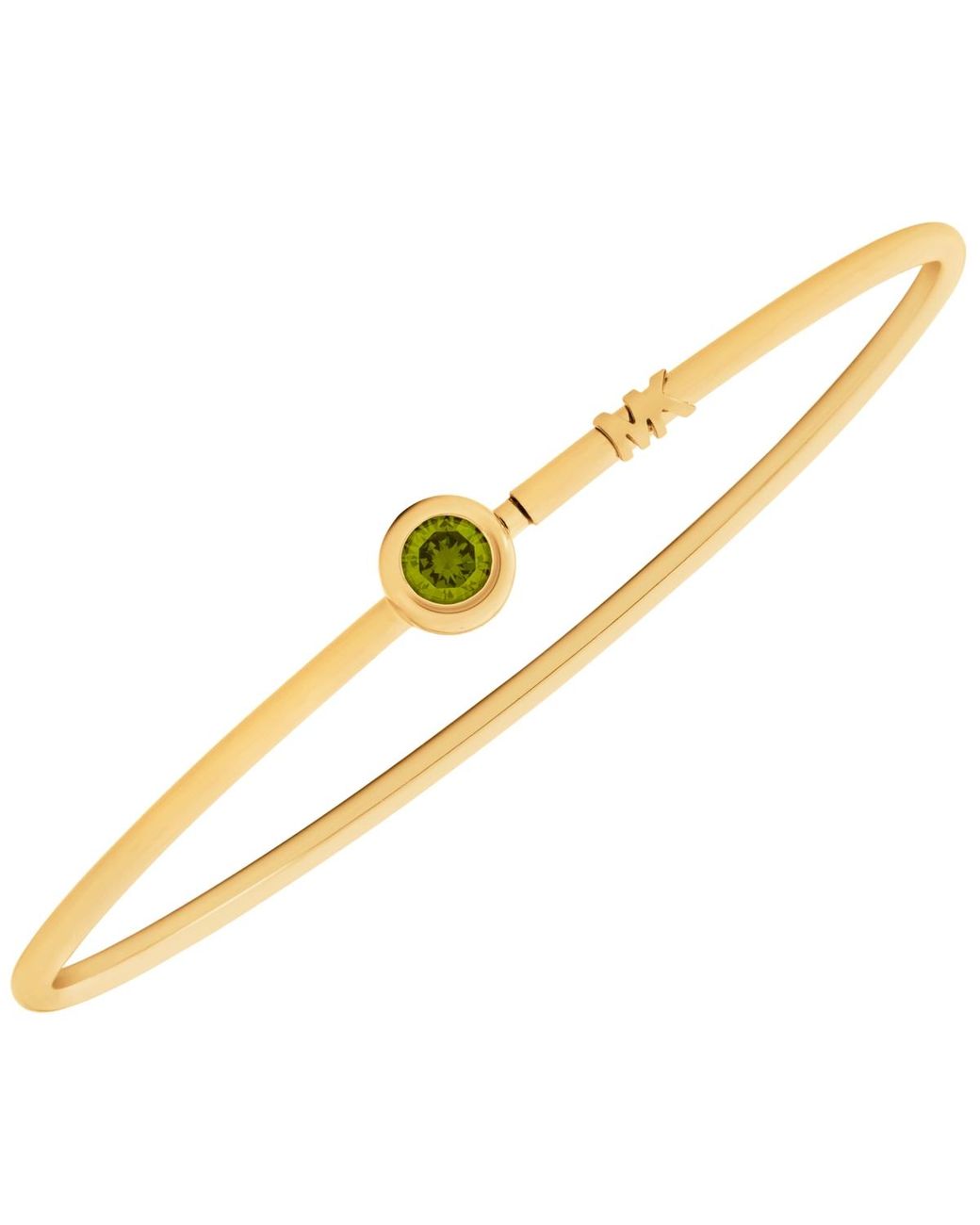 Michael Kors Metallic Michael Solitaire Wire Bangle Bracelet