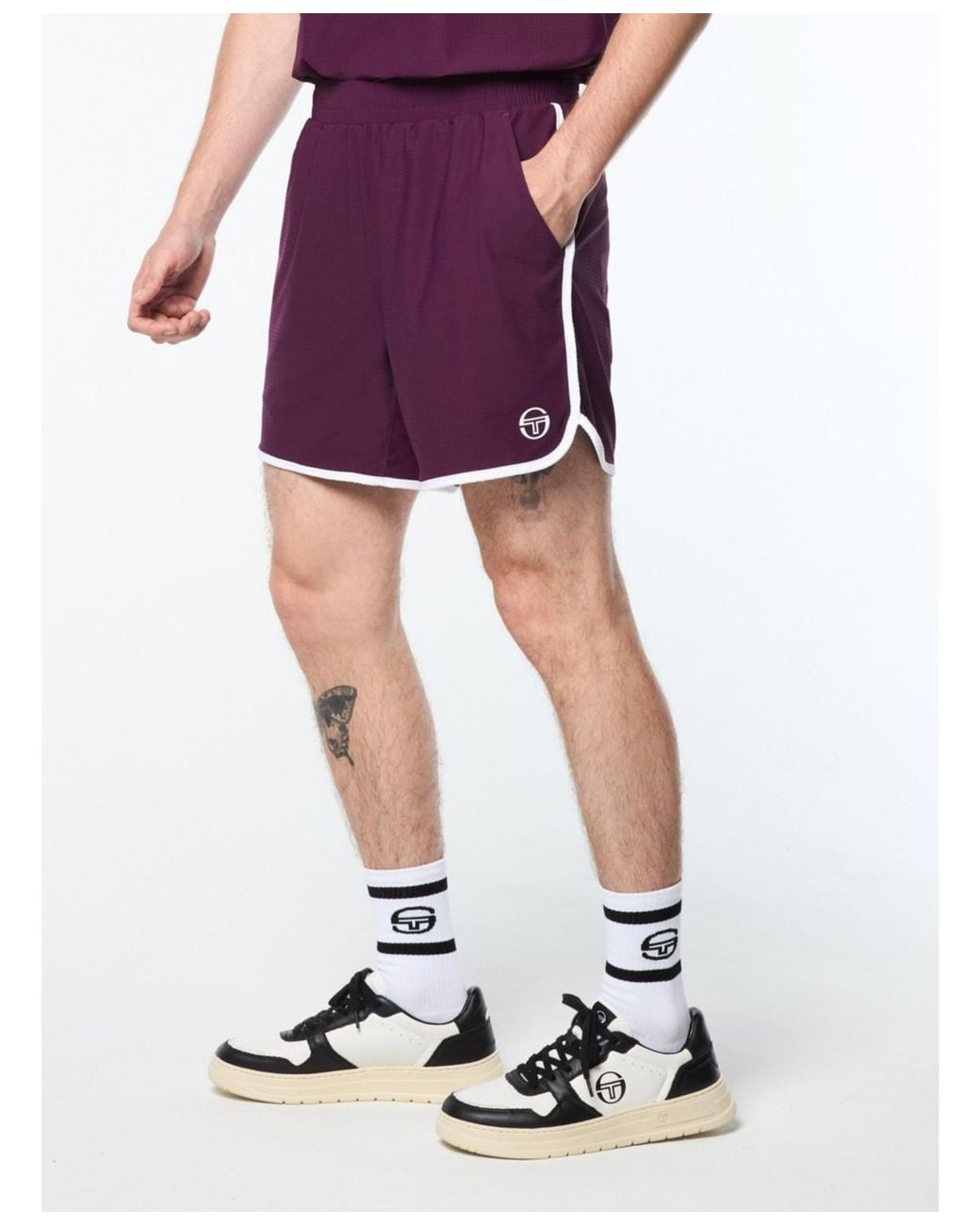 Sergio Tacchini Purple Grata Active Short