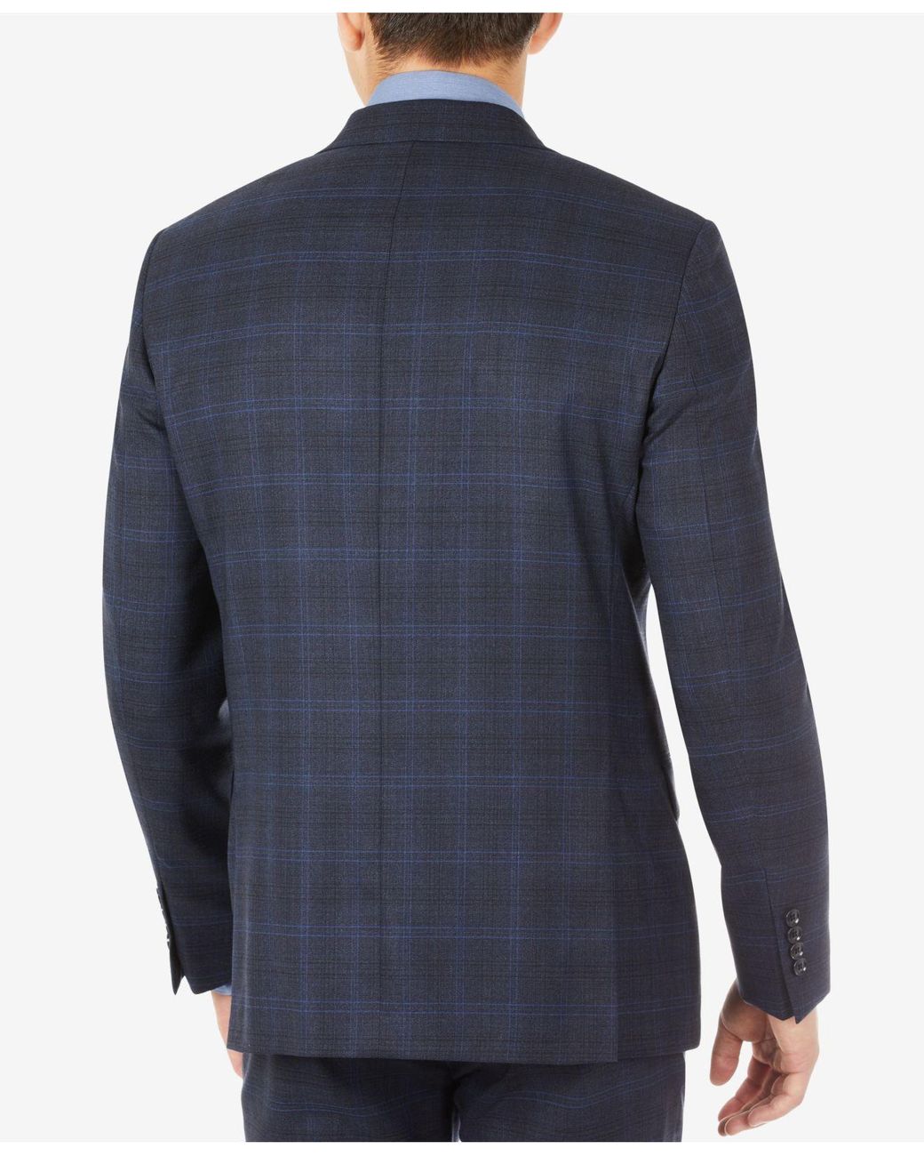 Descubrir 52+ imagen calvin klein windowpane suit - Thptnganamst.edu.vn