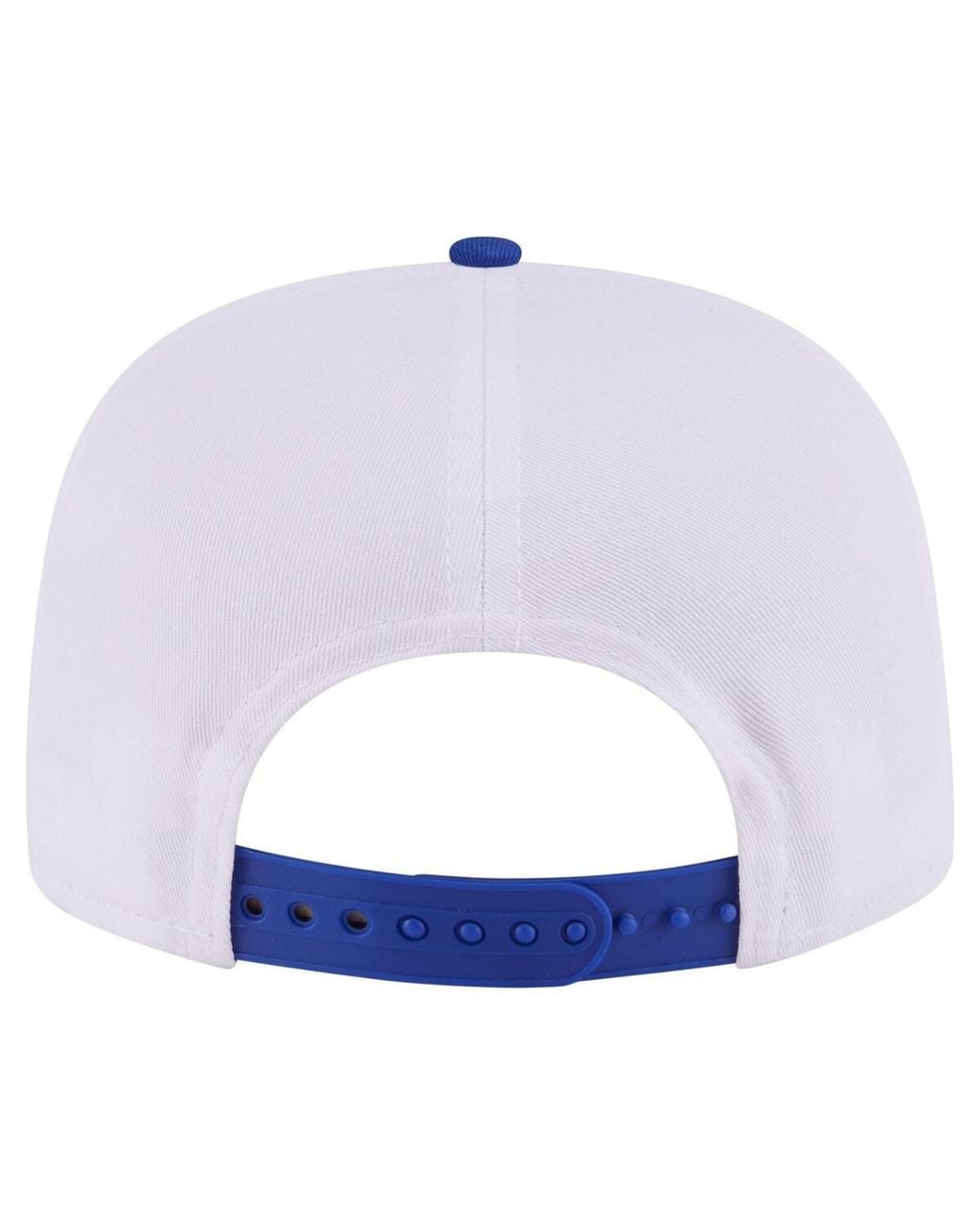 KTZ White/blue New York Knicks Hardwood Two-tone Golfer Adjustable Hat for men