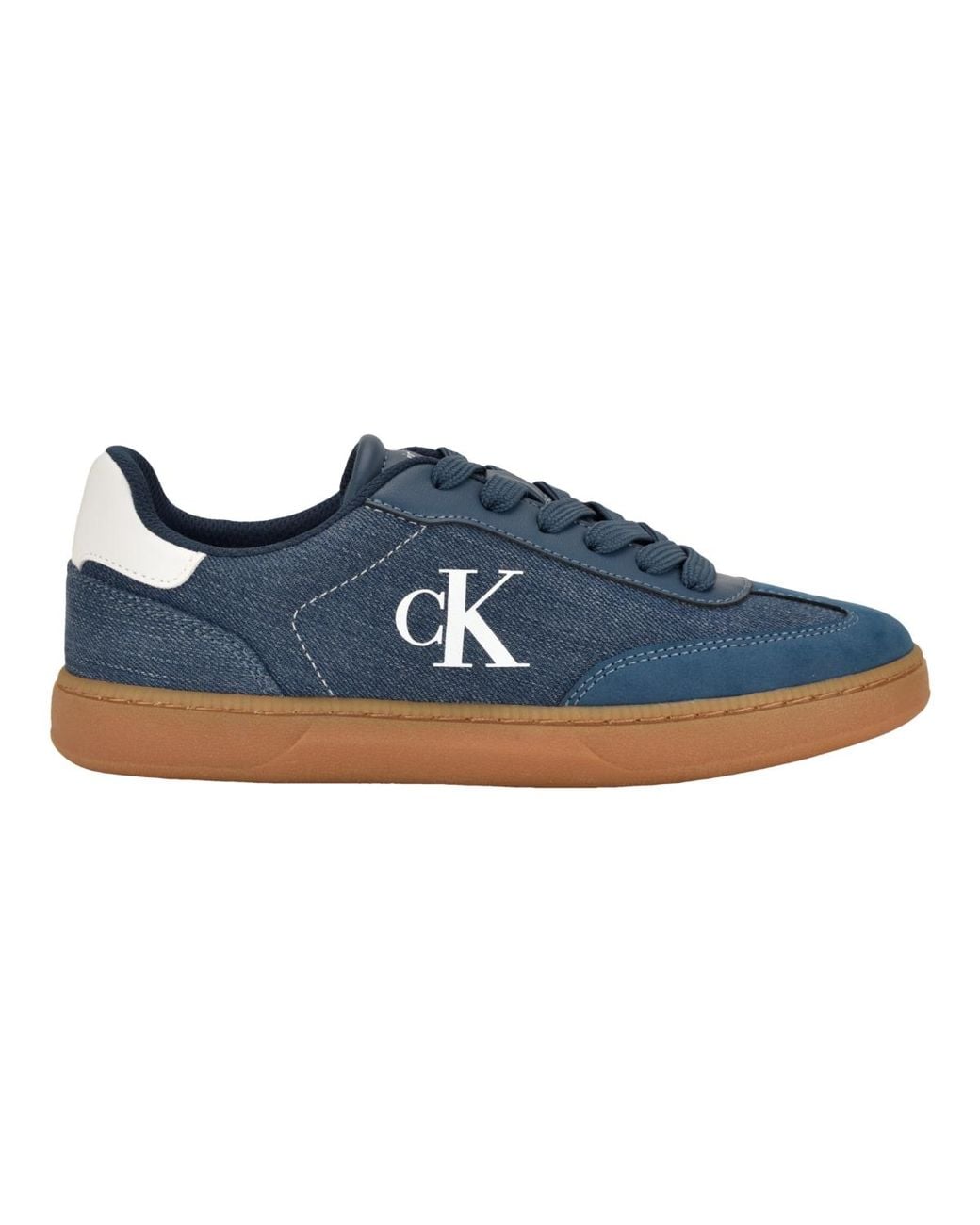 Calvin Klein Blue Narissa Logo Lace-up Sneakers