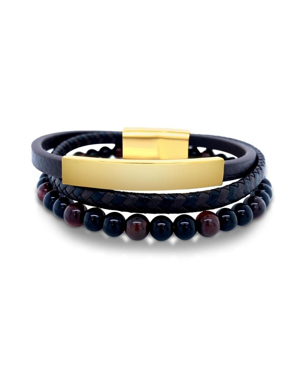 Anna Zuckerman Blue Sylvanus Bracelet Stack for men