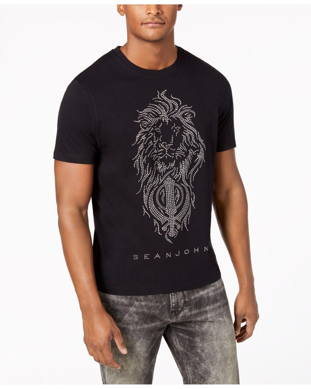 men's shirt with lion logo