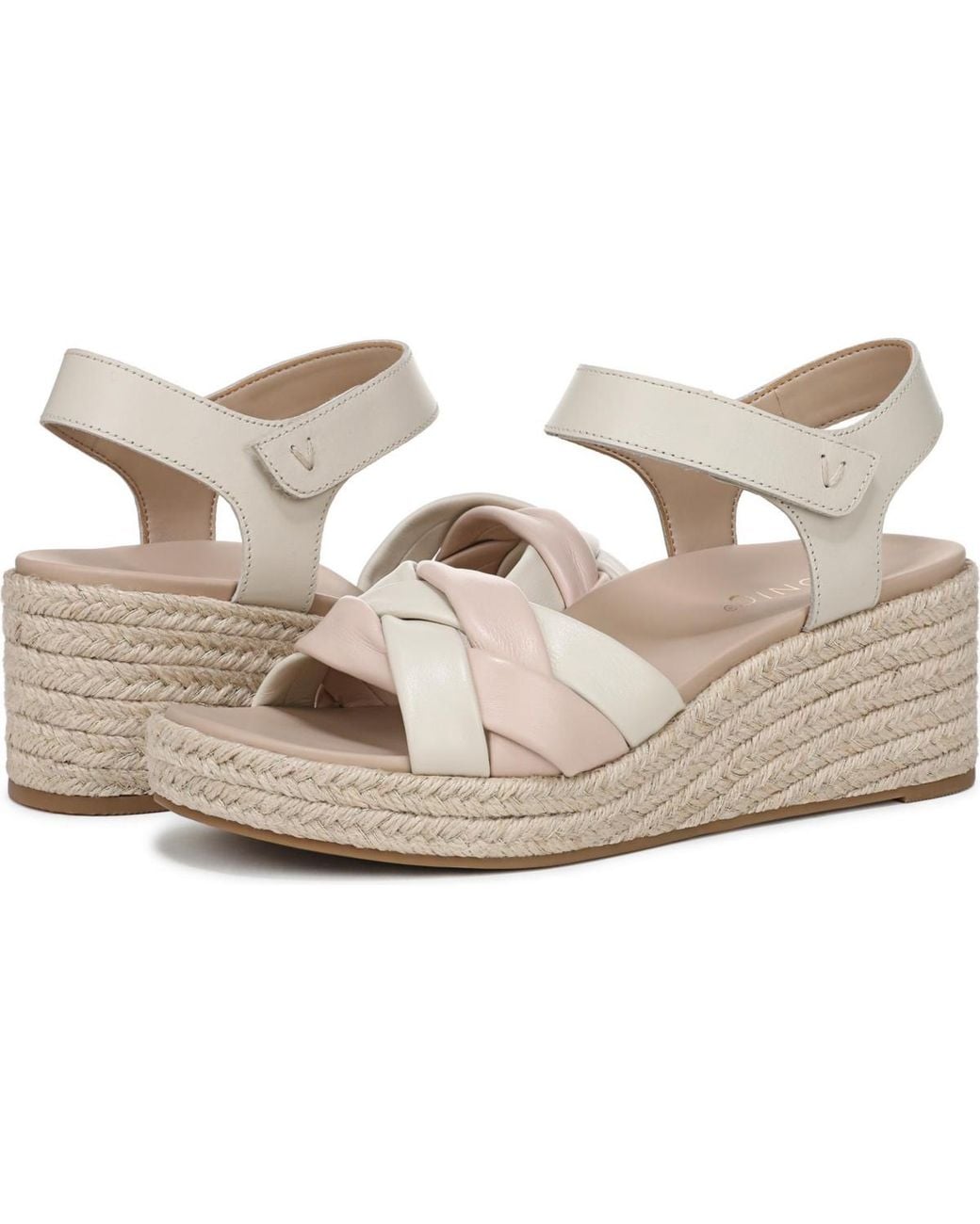 Vionic Metallic Saratoga Espadrille Sandals