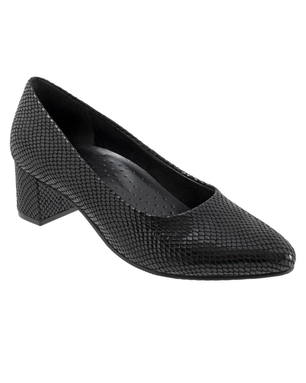 Trotters Black Kari Pump