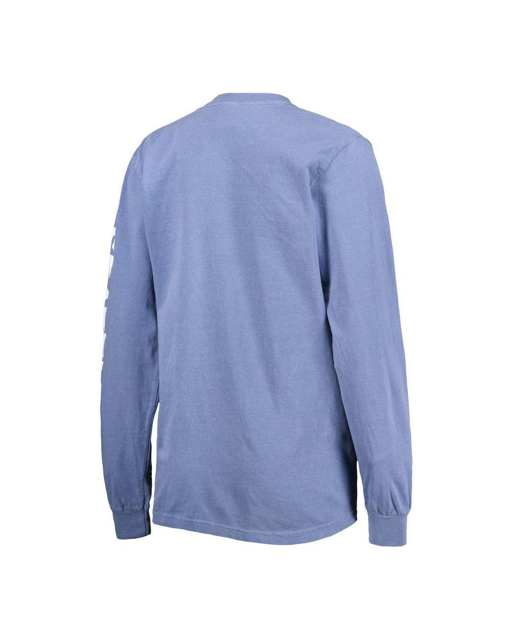 Soft As A Grape Blue Seattle Mariners Team Pigment Dye Long Sleeve T-shirt