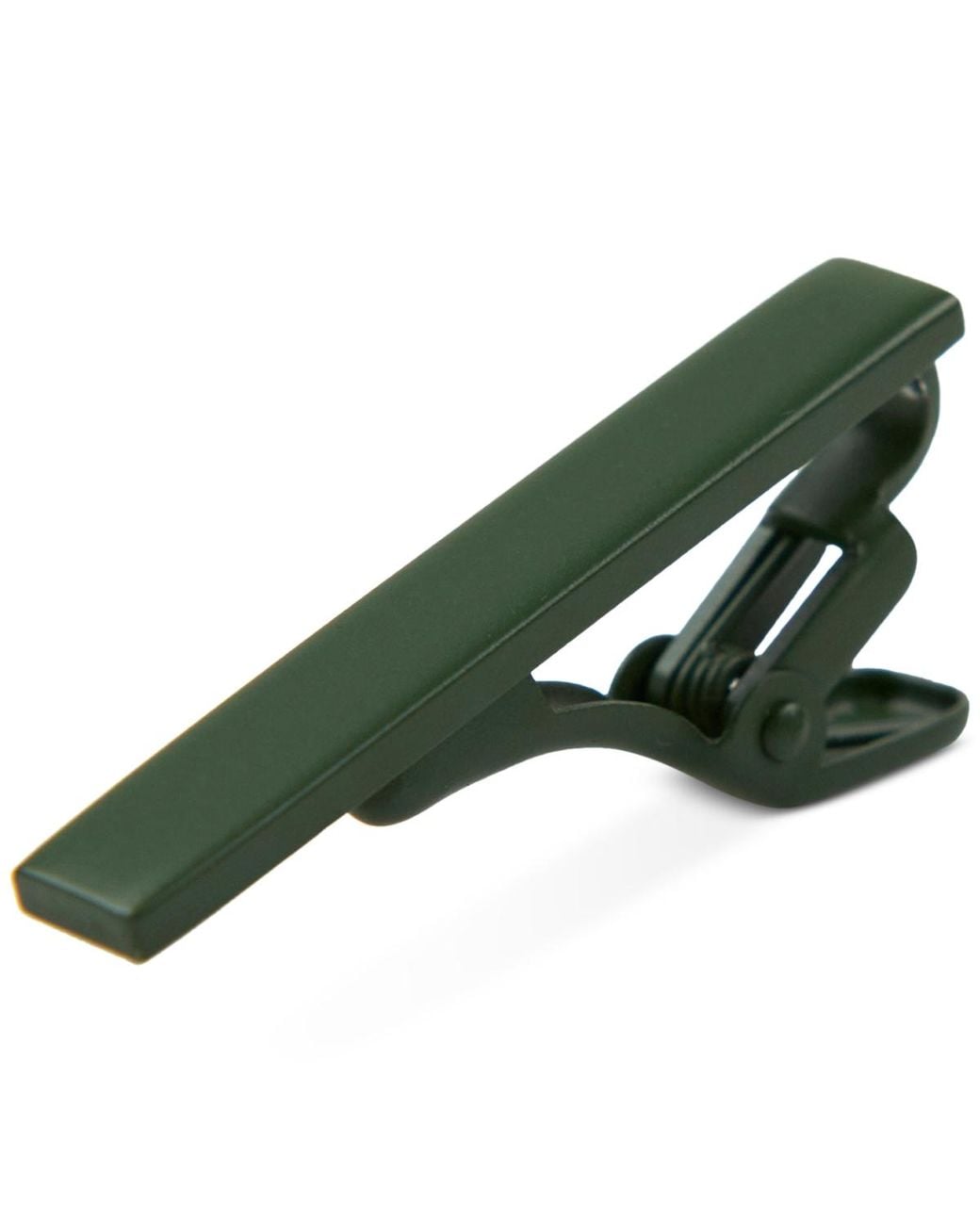Con.struct Green Solid 1.5" Tie Bar for men