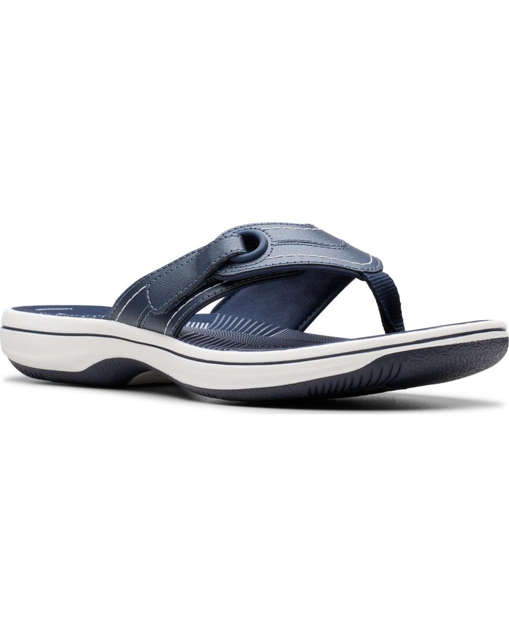 Clarks Blue Cloudsteppers Breeze Reyna Sandals