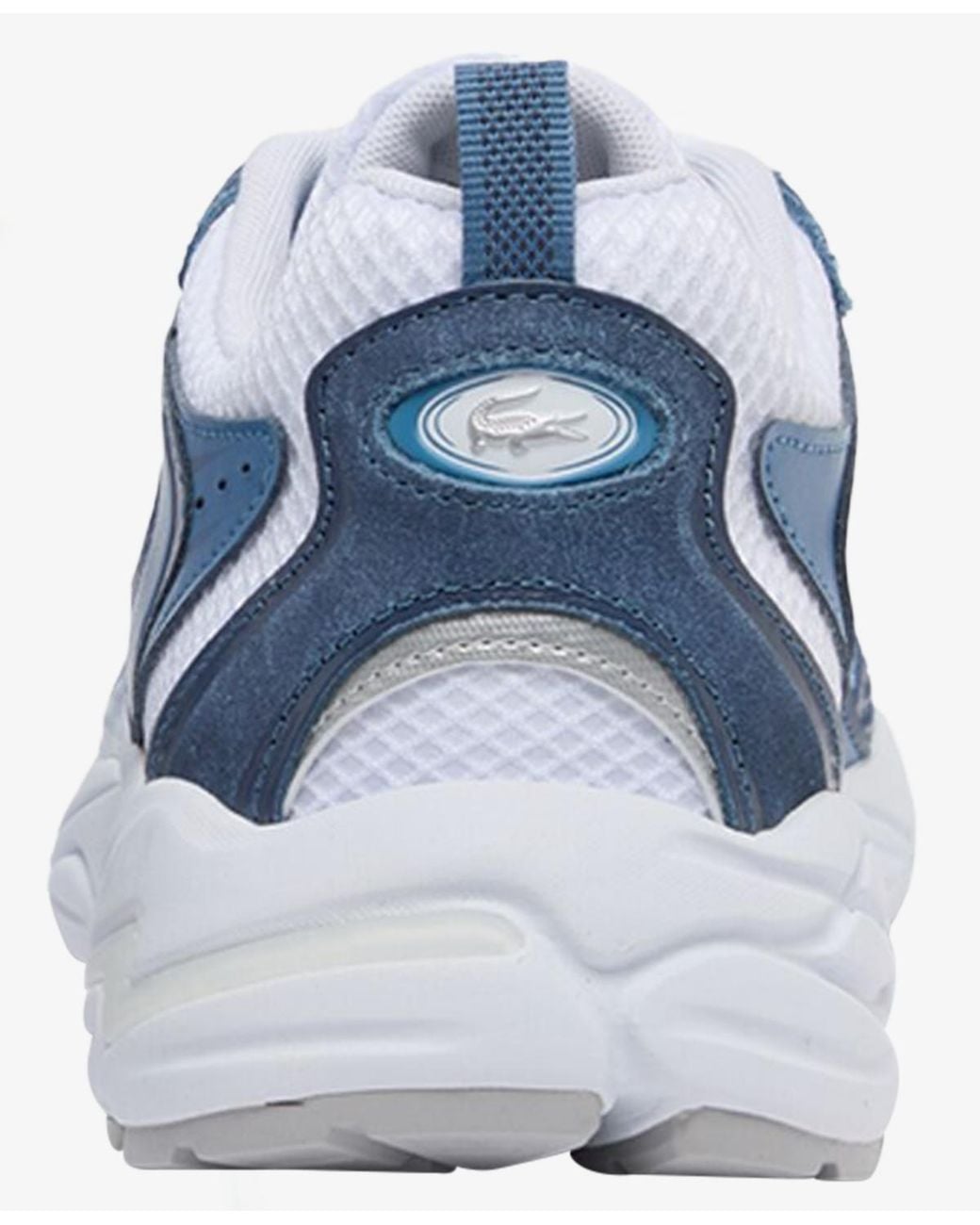 Lacoste Blue Round Toe Sneakers for men