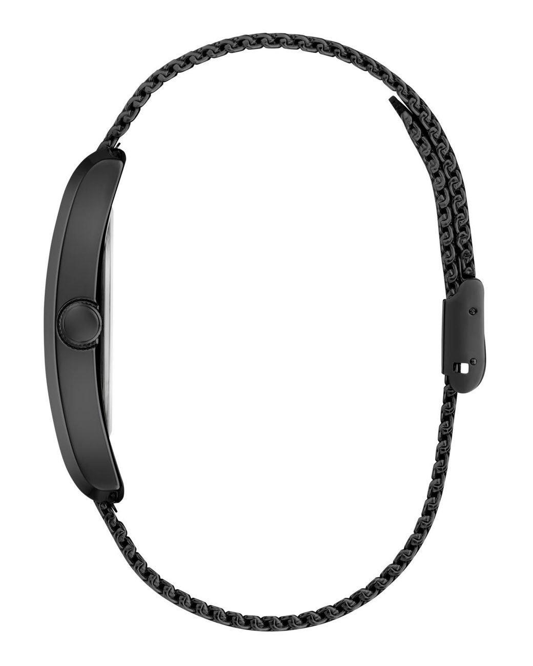 Guess Black Analog Mesh Watch for men