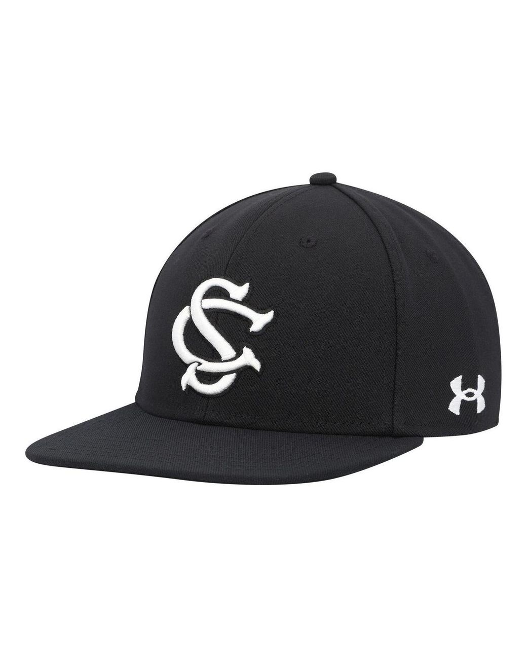 Under Armour Black South Carolina Gamecocks Baseball Fitted Hat for Men