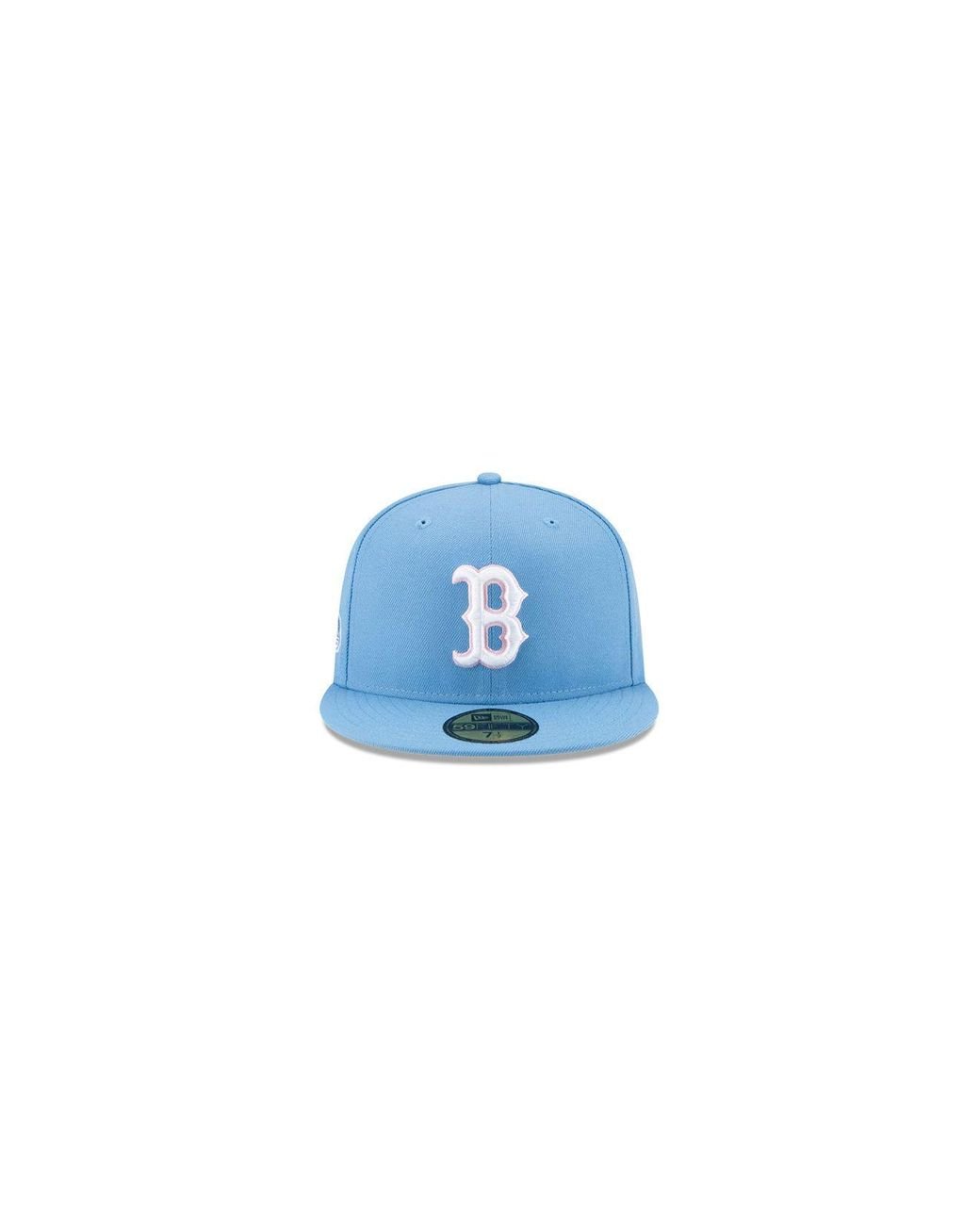 KTZ Boston Red Sox Sky Blue Color Uv 59fifty Cap for Men | Lyst
