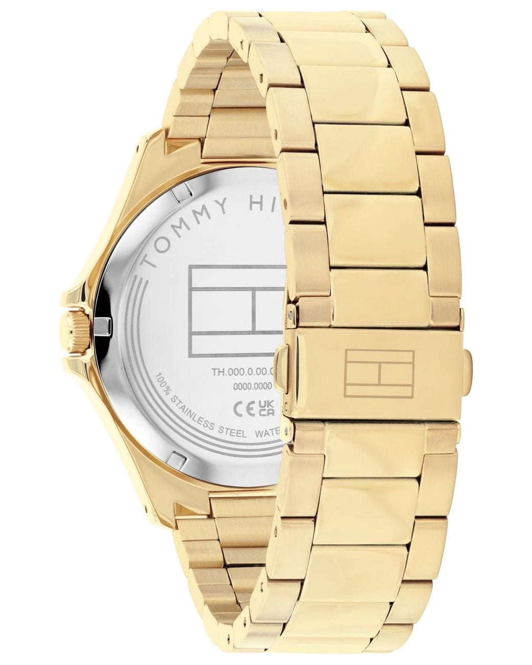 Tommy Hilfiger Metallic Quartz Tone Stainless Steel Bracelet Watch for men