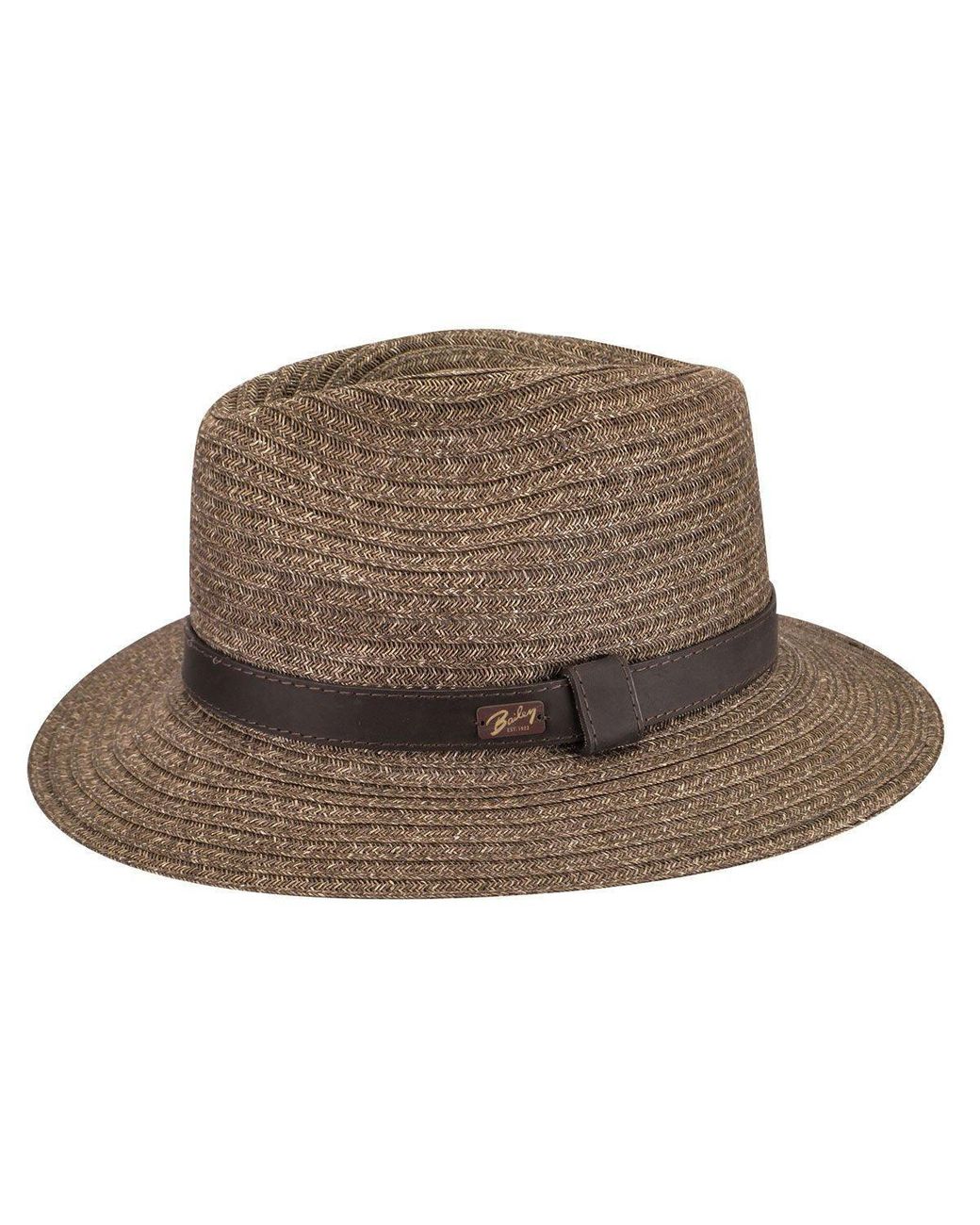 Bailey 1922 Brown Foley Fedora for men