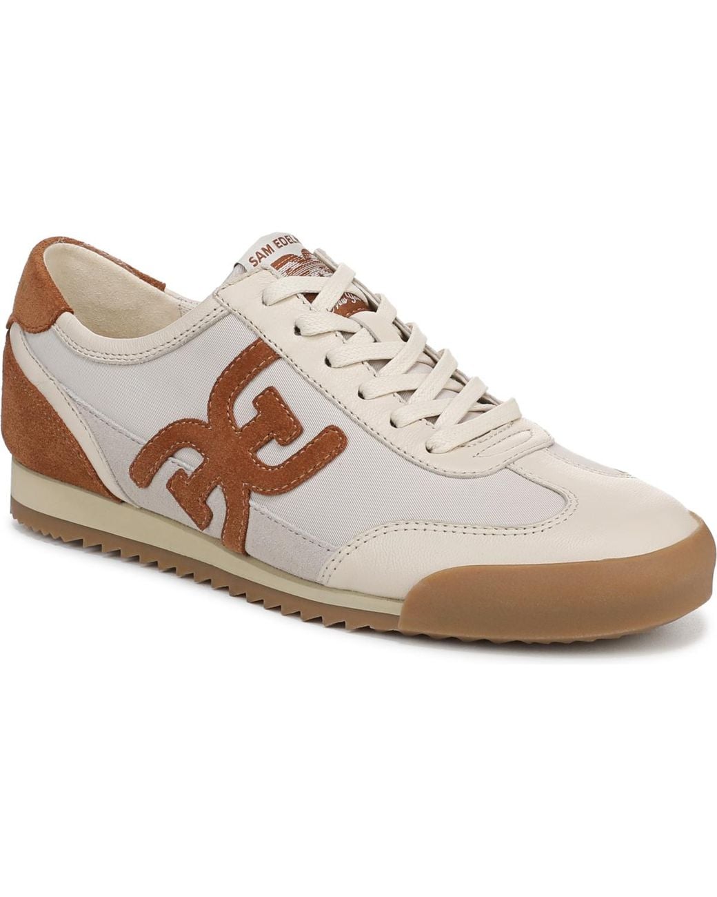 Sam Edelman White Ivey Lace-up Sneakers