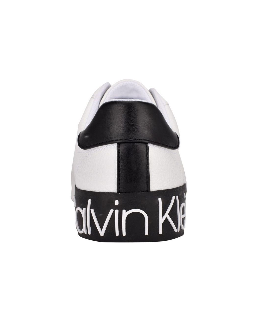 Calvin Klein Riley Sneakers in White, Black (White) for Men | Lyst