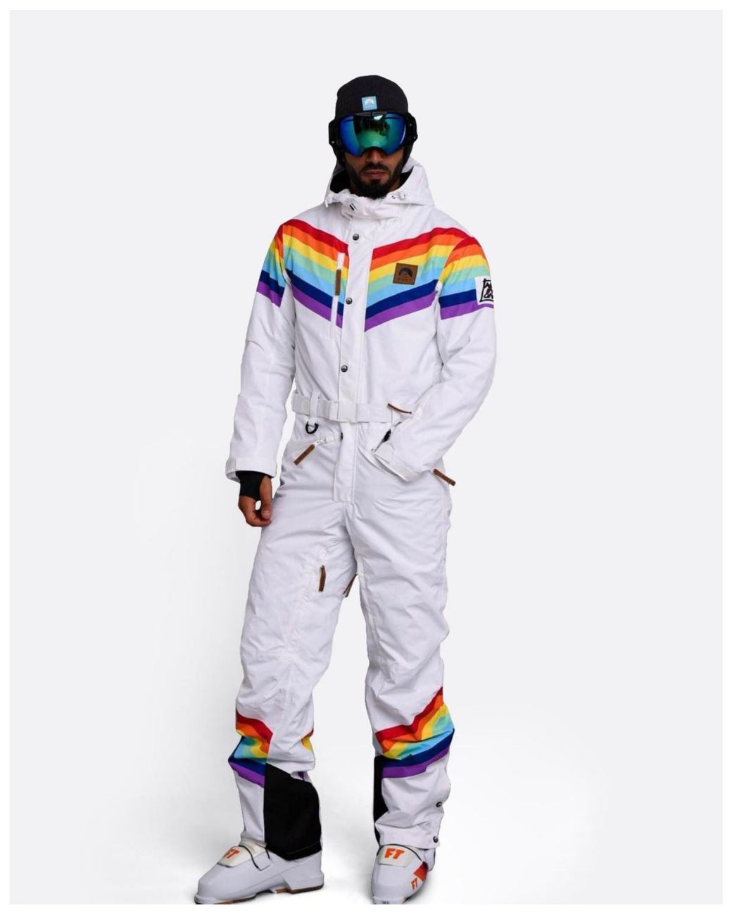 OOSC Rainbow Road Ski Suit in Blue for Men | Lyst