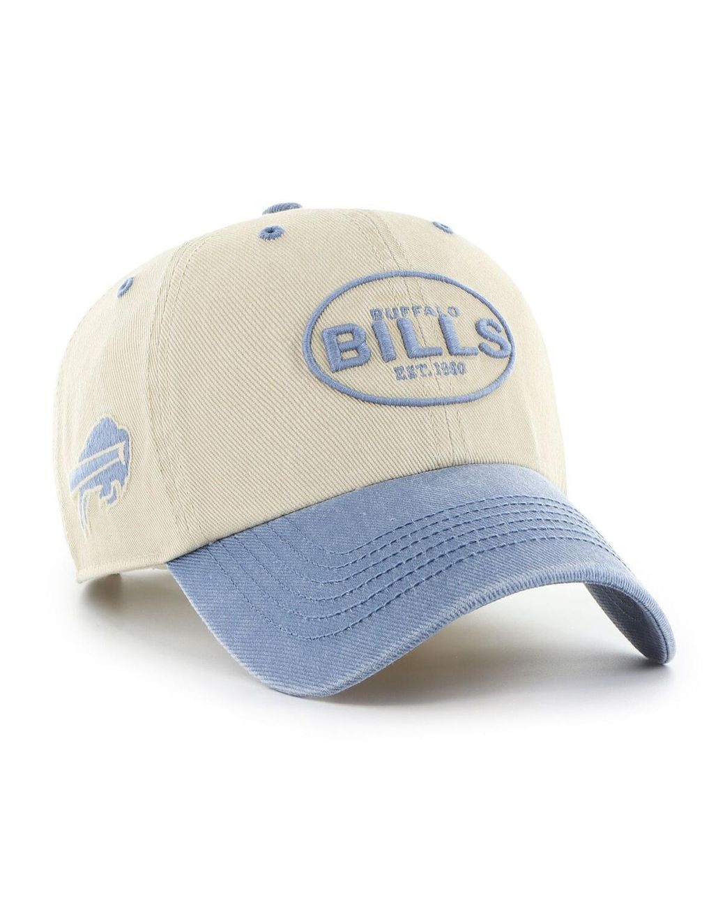 '47 Brand Buffalo Bills Clean Up Adjustable Dad Cap - Navy Blue, One Size Fits All, NFL Licensed